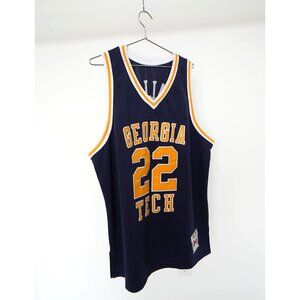 Vintage All American Collection Georgia Tech John Salley #22 Jersey Size 54